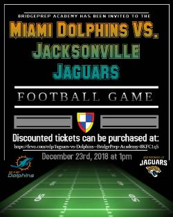 BridgePrep Family Event- Miami Dolphins Game